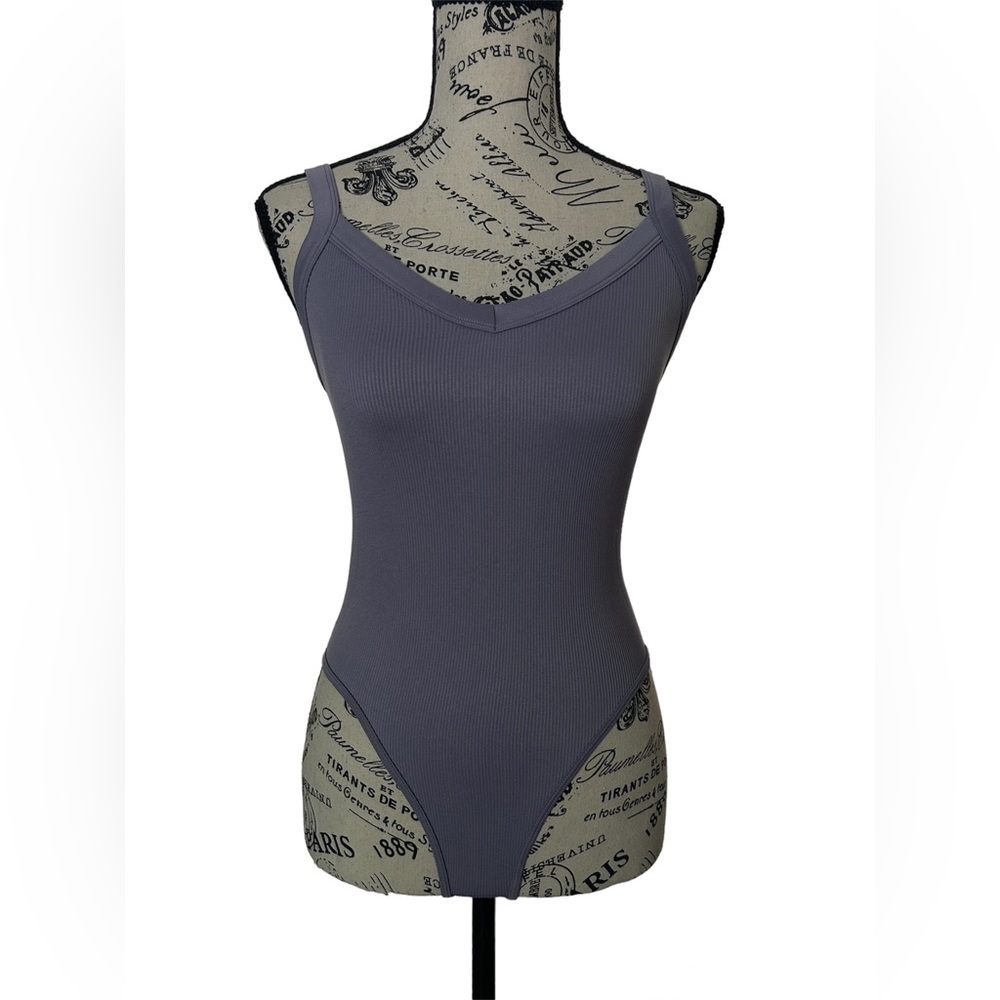 NWT Stretchy Thong Bodysuit | Adjustable Snaps | Soft Fit | One Size